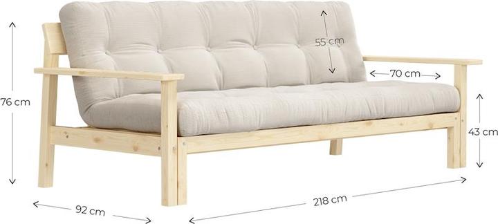Produktbild Karup Design Unwind (3-Sitzer, Bettsofa)