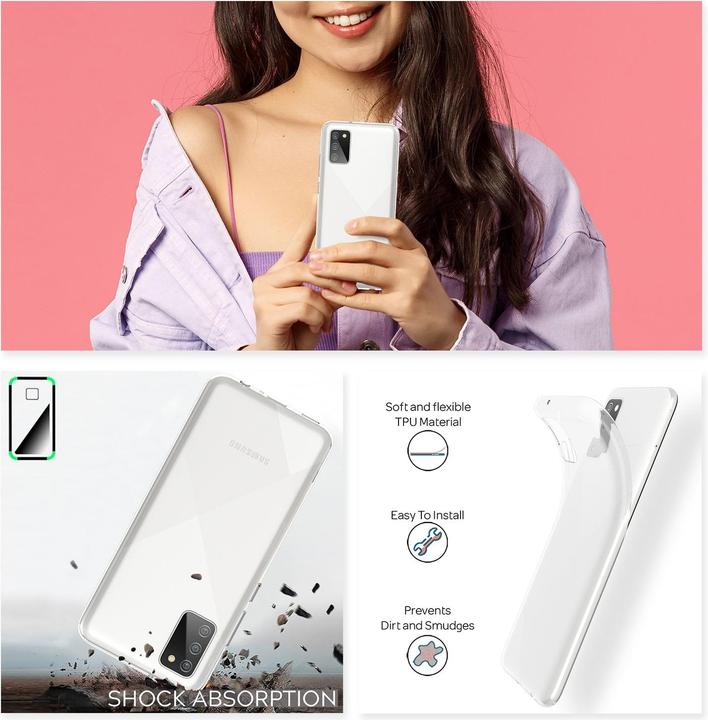 Produktbild Nalia Klare Handyhülle (Samsung Galaxy A02s)