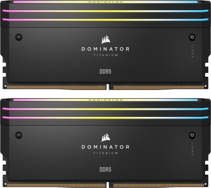 Image du produit Corsair Dominator Titanium (2 x 48 Go, 6600 MHz, RAM DDR5, DIMM)