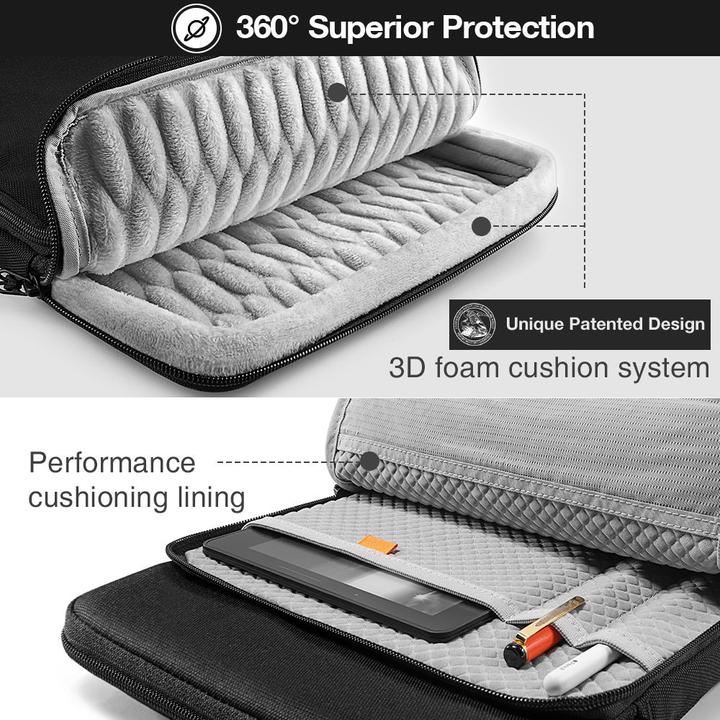 Actual product image tomtoc H13 (9.7-11") Tablet Sleeve (iPad Air 2014 (2. Gen), iPad Pro 10.5 2017 (1. Gen), iPad Pro 11 2018 (1. Gen), iPad Air 2019 (3. Gen), iPad Pro 11 2020 (2. Gen), iPad Air 2020 (4. Gen), iPad Pro 10.5 2019 (2nd Gen), iPad Air 2022 (5th Gen))