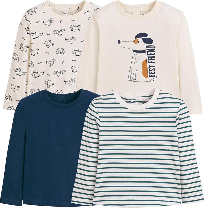 Immagine prodotto La Redoute Collections Confezione da 4 camicie a maniche lunghe (86)