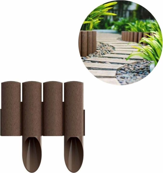 Produktbild Green Split Palisaden aus Kunststoff braun 23cm x 25.5 cm (23.50 cm)