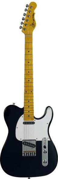 Produktbild G&L GL Guitars E-Gitarre ASAT Classic Tribute Serie Schwarz (E-Gitarre, Sumpfesche, Chrom Hardware, Ahorn, Nickel)