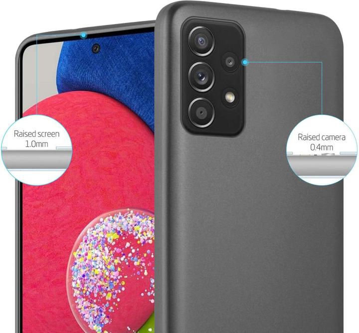 Actual product image Cadorabo TPU Matt Metallic Sleeve (Samsung Galaxy A52, Samsung Galaxy A52 5G, Samsung Galaxy A52s 5G)