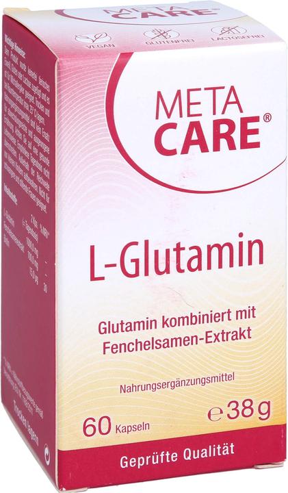 Produktbild Meta Care L-Glutamin Kapsel 500 mg (60 Stück, Kapseln, 60 g)