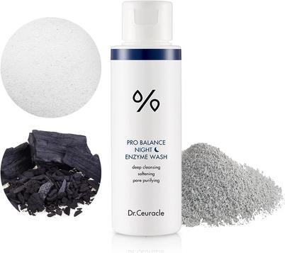 Actual product image Leegeehaam Dr.Ceuracle Pro Balance Night Enzyme Wash Maltose Corn Starch Powder Cleanser 150ml (Cleansing lotion, 150 ml)