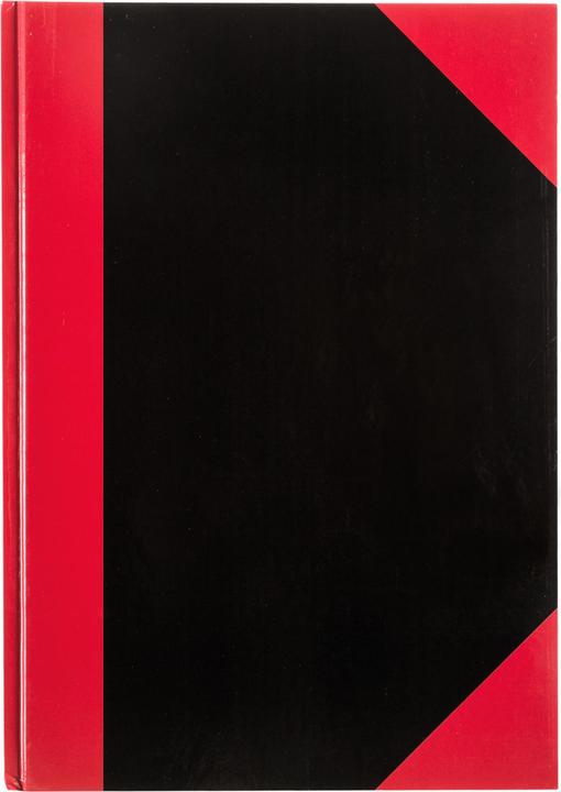 Produktbild Idena Kladde A4 kariert schwarz rot FSC-Mix (A4, Kariert, Harter Einband)