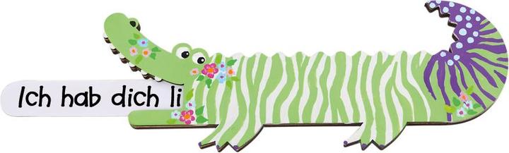 Actual product image Betzold Reading croc spit out (German)