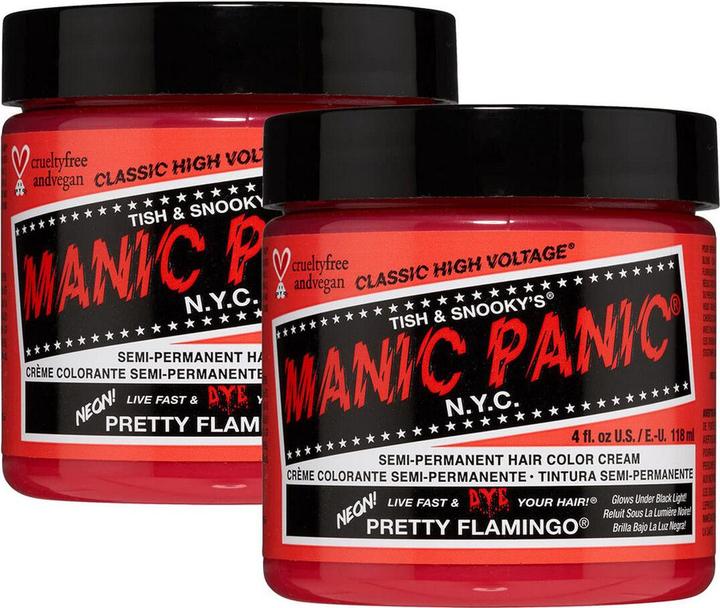 Produktbild Skybound Cotton Candy Pink Classic Hot Pink Hair Colour Pretty Flamingo 118ml - Pack of 3 (Pretty Flamingo)