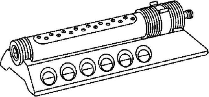 Produktbild Gardena Aquazoom 250/1 (Flächenregner, Viereckregner, Sprühregner)