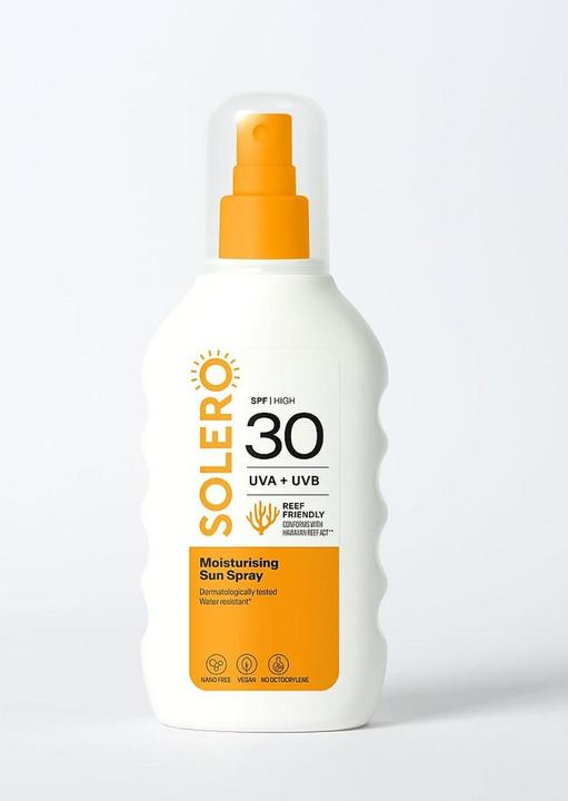 Immagine prodotto Solero Sonnenspray feuchtigk SPF30 200ml (Spray solare, SPF 30, 200 ml)