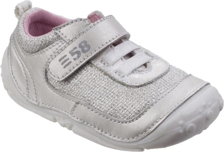 Actual product image Hush Puppies Livvy girls' leather walking shoes with Velcro fastening (18.5)