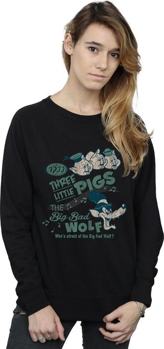 Immagine prodotto Disney Three Little Pigs Who's Afraid Of The Big Bad Wolf Felpa Donna (XL)