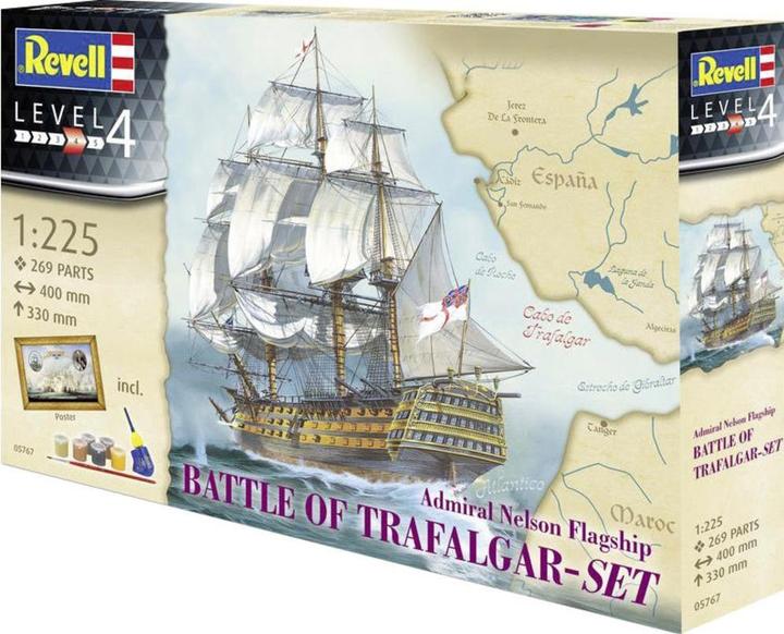 Actual product image Revell Battle of Trafalgar Gift Set