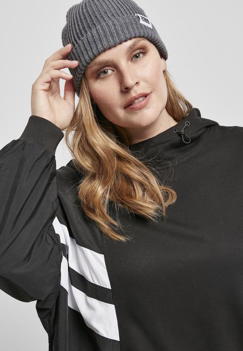 Produktbild Urban Classics Ladies Mix Crinkle Nylon Sweat Hoody (XS)