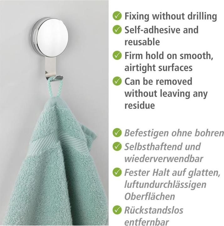 Produktbild Wenko Static-Loc Plus Haken 'Osimo' 2er Set