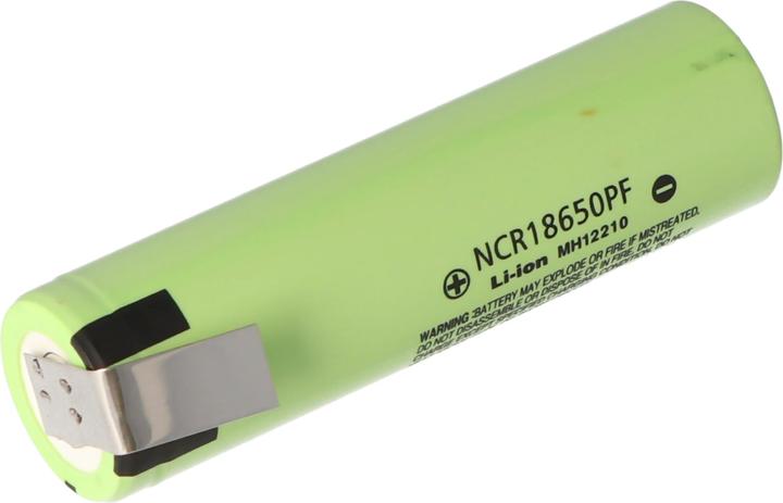 Immagine prodotto Panasonic Batteria NCR18650PF - (NCR18650PD) + etichetta a saldare Z (1 pz., 18650, 2900 mAh)