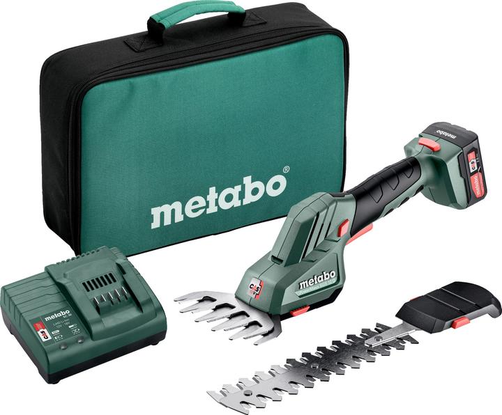 Actual product image Metabo PowerMaxx SGS 12 Q Kit (Cordless hedgecutters)