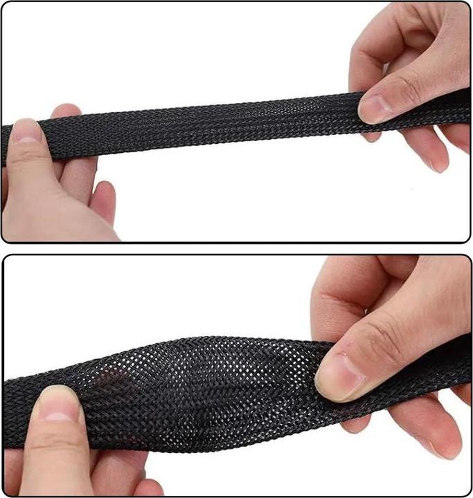 Image du produit Hermex Tuyau pour le guidage des câbles Gaine de câble Gaine de câble tissée Gaine de câble (Gaines pour câbles, 1000 cm)