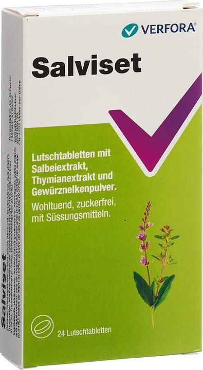 Produktbild Salviset Mund und Halspastillen (24 Stück)