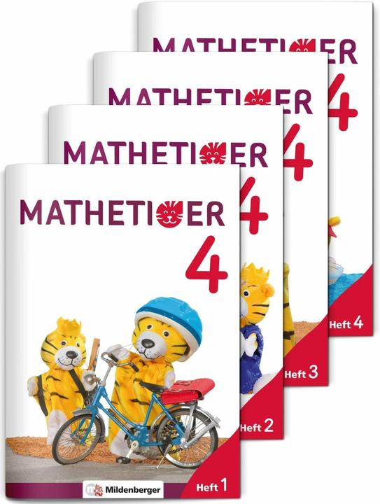 Produktbild Mathetiger 4 - Jahreszeiten-Hefte · Neubearbeitung (Deutsch, Eva Schnitzer, Thomas Laubis, Matthias Heidenreich, 2019)