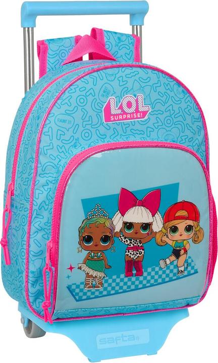 Actual product image L.O.L. Surprise! School rucksack with wheels Surprise! Divas Blue 28 x 34 x 10 cm