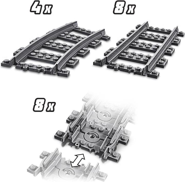 Produktbild LEGO Schienen (60205, LEGO City)