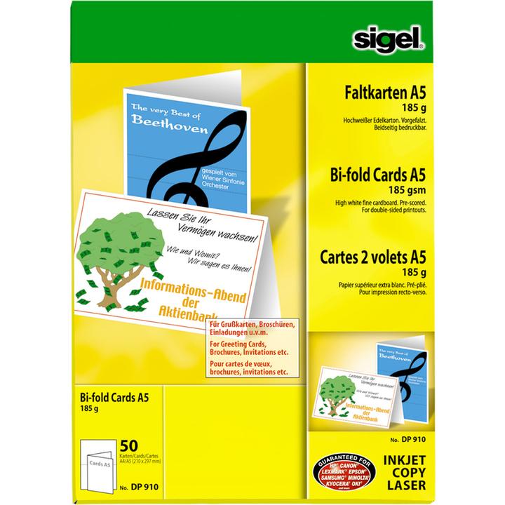 Immagine prodotto Sigel Carte pieghevoli (50 pz.)
