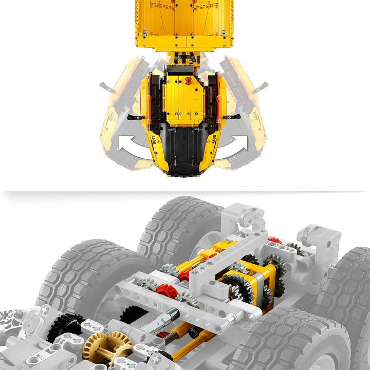 Produktbild LEGO DUPLIKAT Knickgelenkter Volvo-Dumper (42114, LEGO Technic)