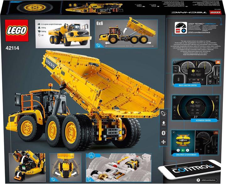 Produktbild LEGO DUPLIKAT Knickgelenkter Volvo-Dumper (42114, LEGO Technic)