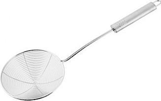 Produktbild Fackelmann Abseihlöffel 38 cm OVALGRIFF, Schöpflöffel aus Edelstahl, Schaumlöffel zum Kochen u
