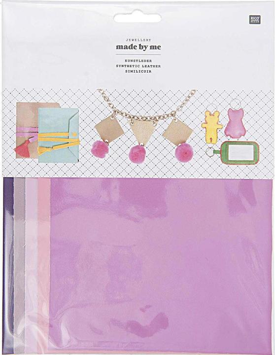 Rico Design Leder Girly 14.8 x 21 cm 5 Stück
