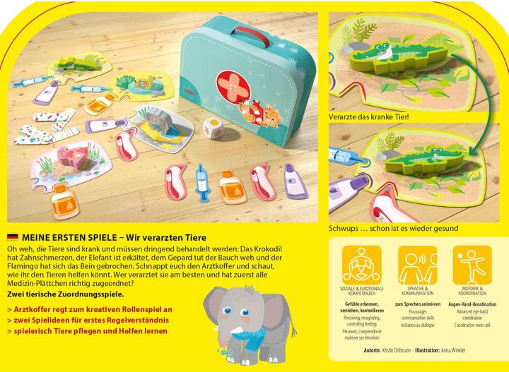 Immagine prodotto Haba I miei primi giochi - Noi animali medici (Tedesco)