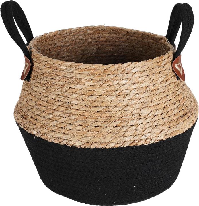Actual product image Natura Punto Storage Baskets Straw Cotton, Set of 2 (2 x, 31 x 33 cm)