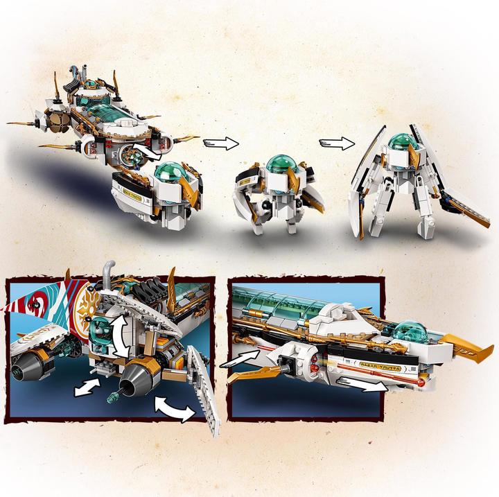 Actual product image LEGO Ninjago 71756 Hydro Bounty (71756, LEGO Ninjago)