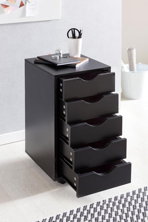 Immagine prodotto FineBuy Roll container in legno impiallacciato faggio