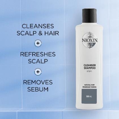 Image du produit Nioxin Shampooing nettoyant 2 (300 ml, Shampoing liquide)