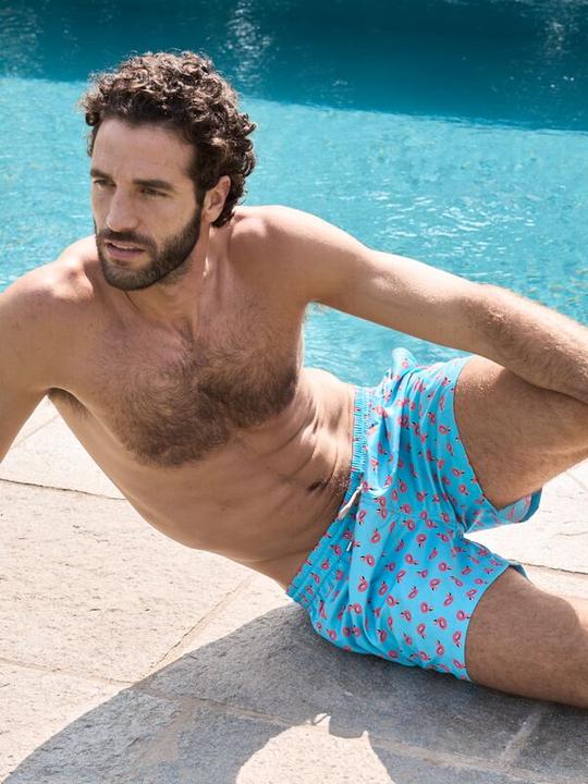 Produktbild Shiverpeaks JULIPET Badeshort Flamingos (M)