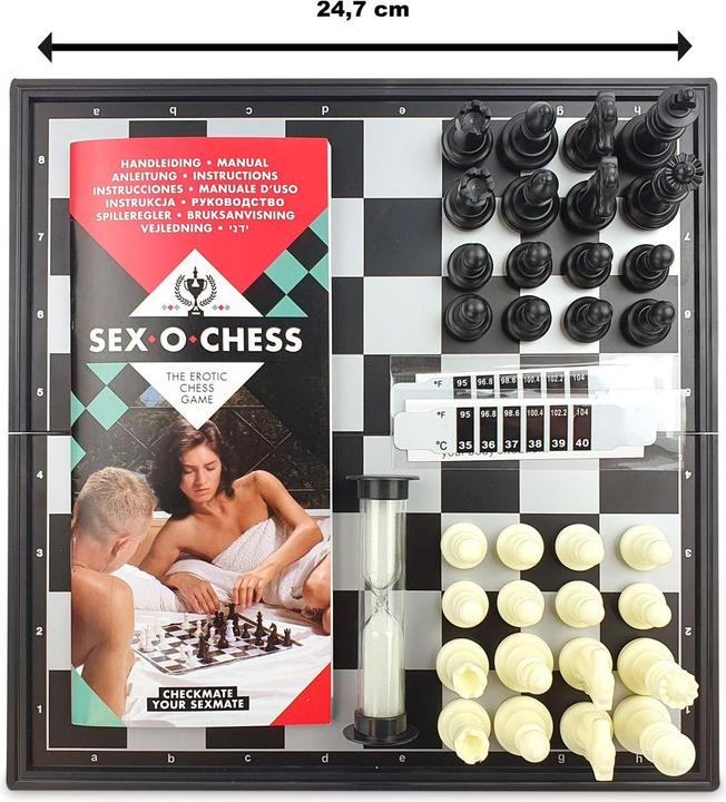 Actual product image Sexventures Sex o Chess (Board game, German, French, English, Italian, Dutch, Spanish, Swedish, Norwegian, Polish, Russian)