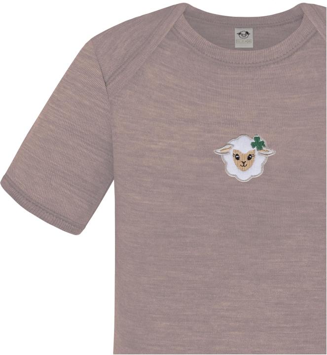 Actual product image Normani Set of 2 baby merino bodysuit short sleeves "Tauranga" - 9293 (56)