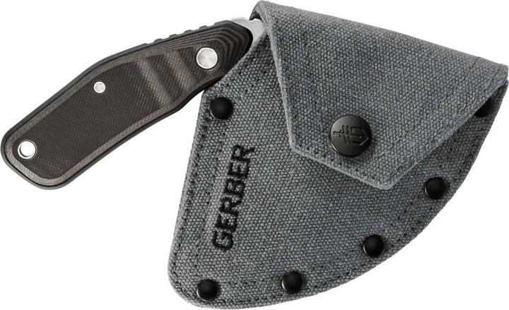Actual product image Gerber Gear Gerber hunting knife DOWNWIND ULU, 7Cr steel, stainless, G10 handle scales, waxed canvas sheath (12.30 cm)