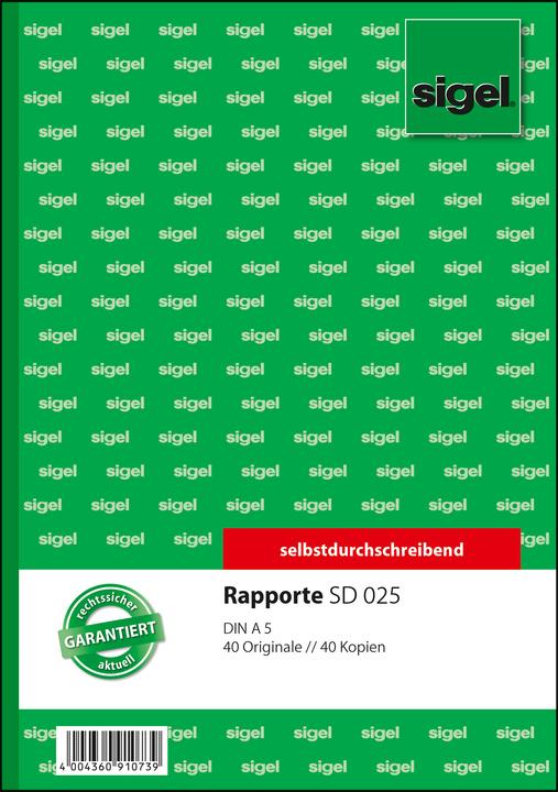 Actual product image Sigel SD025 Business form (80 x)