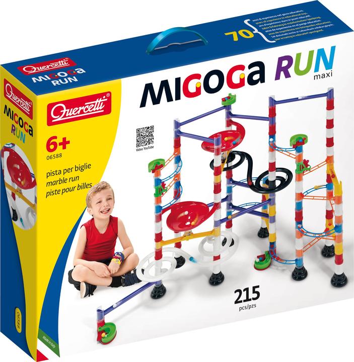 Actual product image Quercetti Migoga Marble Run Maxi (215 pcs)