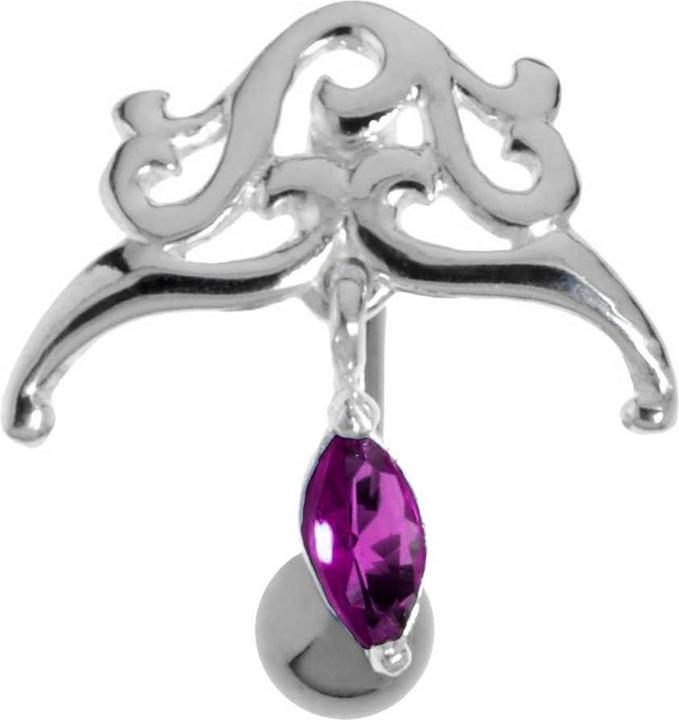 Immagine prodotto Bijouteria Piercing ventre (Acciaio chirurgico 316L, Argento 925, Zirconia)