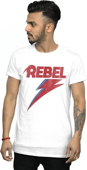 Produktbild David Bowie Distressed Rebel TShirt (XXL)