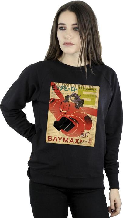 Produktbild Disney Big Hero 6 Baymax Flying Baymax Newspaper Sweatshirt (XL)