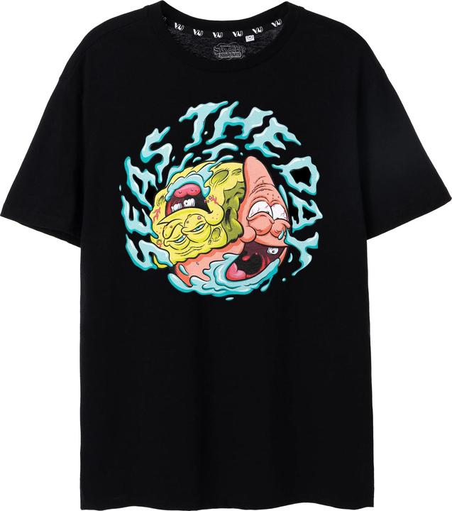 Produktbild Spongebob Squarepants Seas The Day TShirt kurzärmlig (L)
