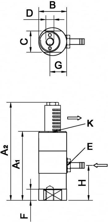 Actual product image NV Piston vibrator series NTS