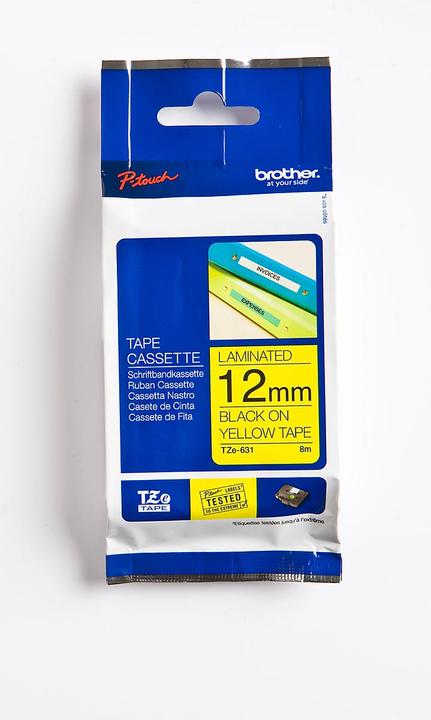 Produktbild Brother Tze-631 (1.20 cm, Gelb, Schwarz)