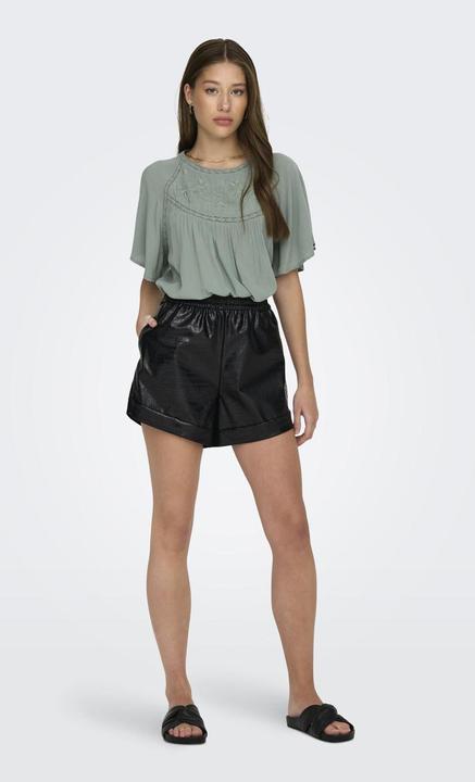 Actual product image Only Faux leather shorts (S)